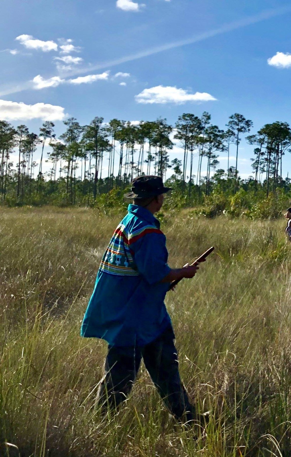 Seminole/Miccosukee musician and artist Samuel Tommie. Photo by Deborah Mitchell/AIRIE.